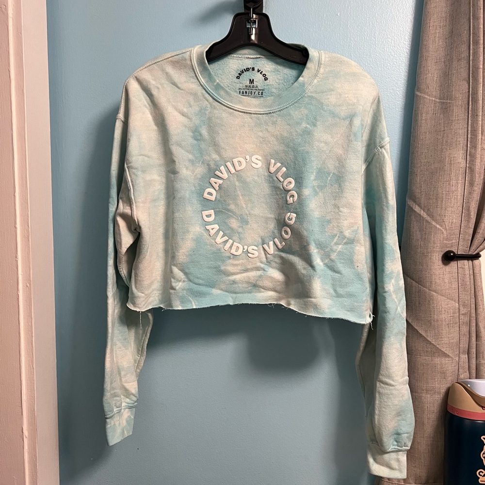 Fanjoy Blue Tie-Dye Sweatshirt